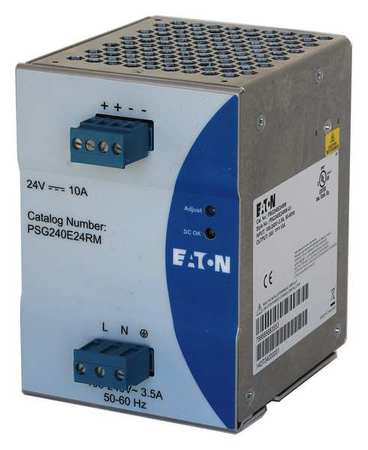 EATON PSG240E24RM DC POWER SUPPLY 24VDC 10A 50/60 HZ