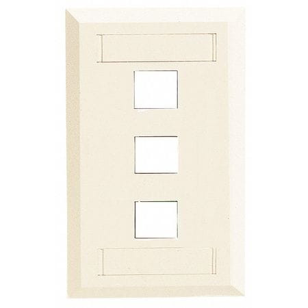 HUBBELL IFP13OW WALL PLATES; WALL PLATE TYPE: SECTIONAL 