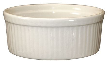 ITI RAMF-10-AW FLUTED RAMEKIN,8 OZ,AMERICAN WHITE,PK36