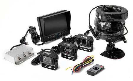 REAR VIEW SAFETY/RVS SYSTEMS RVS-082509 REAR VIEW CAMERA SYSTEM (3) CAMERA SETUP