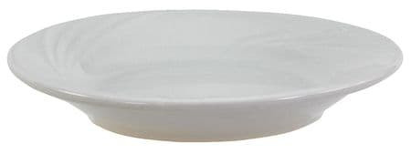 CRESTWARE RE42 PLATE 6-3/8 IN. BONE WHITE PK36