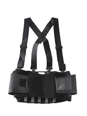 OK-1 OK-200S-2X BACK SUPPORT W/SUSPENDERS CONTOURED 2XL