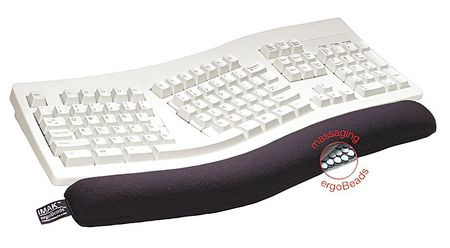 IMAK PRODUCTS IMAA10160 WRIST REST,BLACK,17 3/4IN L