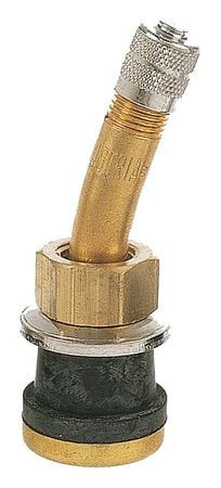 HALTEC N-1147A TIRE VALVE STDRD BORE 2IN BRASS PK10