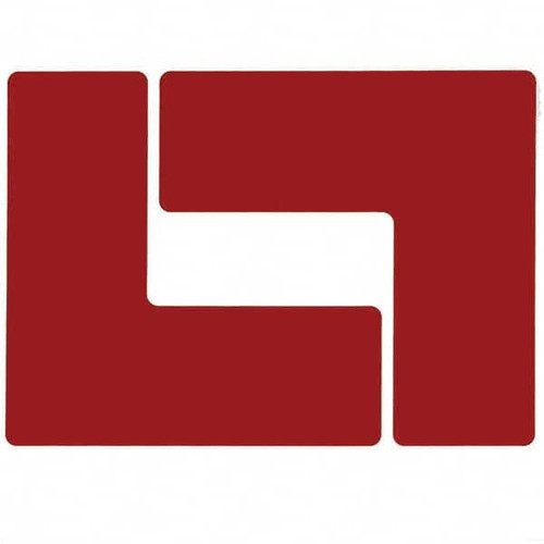 BRADY SPC ABSORBENTS 104442 3 IN X 8 IN B514 RED FLOOR LS 20/PKG