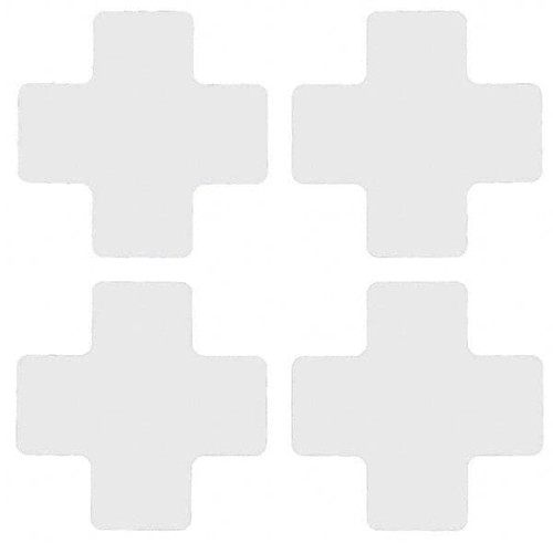 BRADY SPC ABSORBENTS 104471 2 IN X 5 IN B514 WHITE FLOOR CROSSES 20/