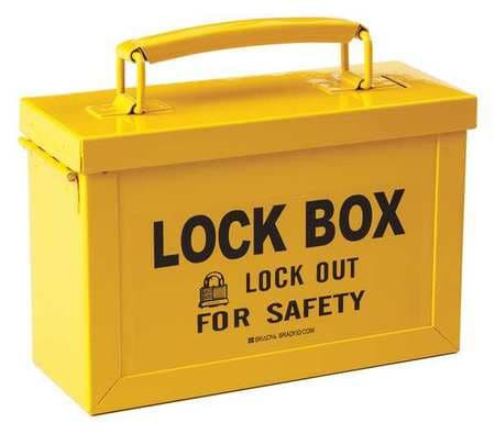 BRADY SPC ABSORBENTS 65672 GROUP LOCK BOX YELLOW