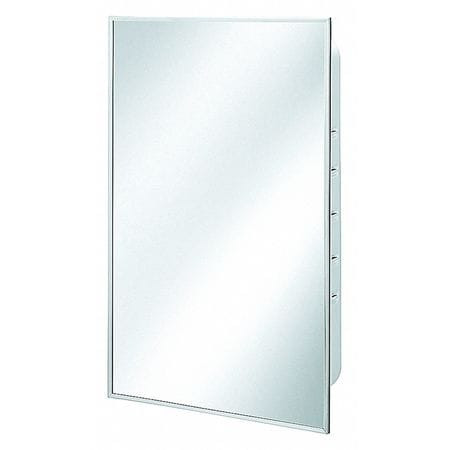 BRADLEY FIXTURES CORP. 9663-000000 MEDICINE CABINET, RECESSED, STEEL