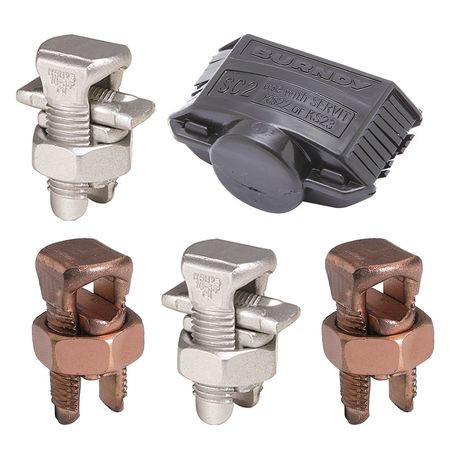 BURNDY NATHAN 4 SPLIT-BOLT CONNECTOR KIT 6 STR TO 3 STR
