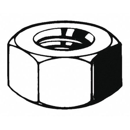 GRAINGER GLOBAL SOURCING M01300.640.0001 HEX NUT STEEL M64 ZP