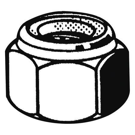 GRAINGER GLOBAL SOURCING M12600.140.0001 HEX LOCKNUT M14 ZP PK50