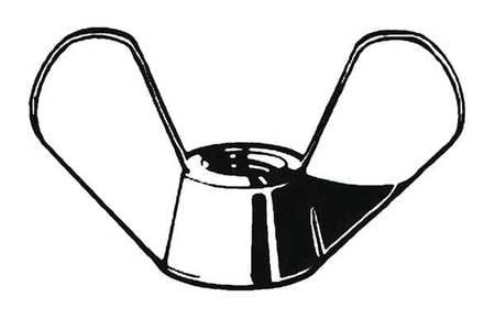 GRAINGER GLOBAL SOURCING M16270.060.0001 WING NUT CAST IRON M6-1 PK100