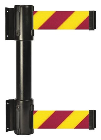 TENSATOR 896T2-33-MAX-D5X-C BELT BARRIER 13 FT MAGENTA/YELLOW DIAG