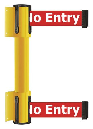 TENSATOR 896T2-35-MAX-RBX-C BELT BARRIER 13 FT NO ENTRY YELLOW