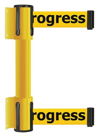 TENSATOR 896T2-35-MAX-YCX-C BELT BARRIER,CLEANING IN PROGRESS,YELLOW