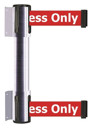 TENSATOR 896T2-1S-MAX-RAX-C BELT BARRIER AUTHORIZED ACCESS ONLY 2INW