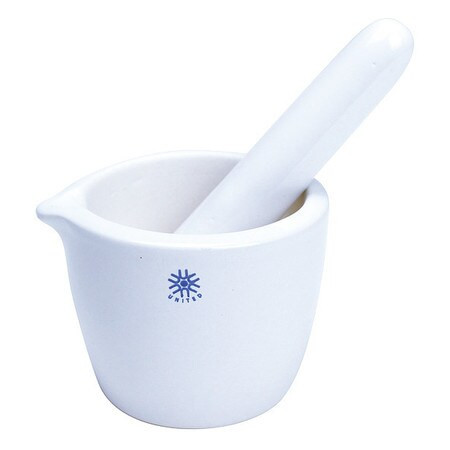 UNITED JMD070 MORTAR AND PESTLE PORCELAIN GLZD 1150C