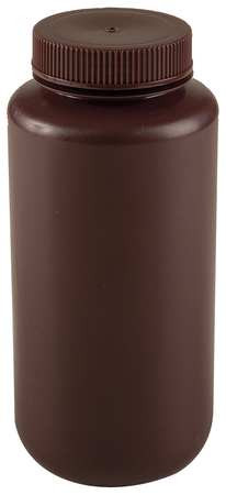 LAB SAFETY SUPPLY 6FAN4 BOTTLE 30 ML 1 OZ WIDE MOUTH PK12