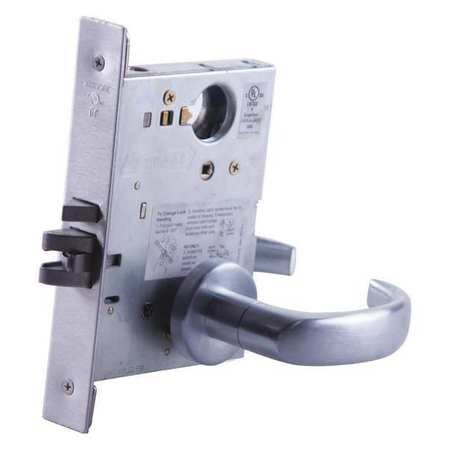 SCHLAGE L9070L 17A 626 GRADE 1 CLASSROOM MORTISE LOCK, LESS CYL