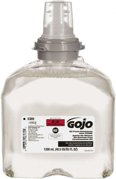 GOJO INDUSTRIES, INC. 5369-02 FOAM HAND SOAP,1200ML,UNSCENTED,PK2