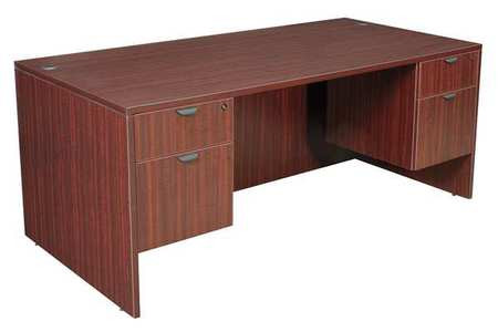 REGENCY LDP7135MH OFFICE DESK 71 X 29 X 35 IN MAHOGANY