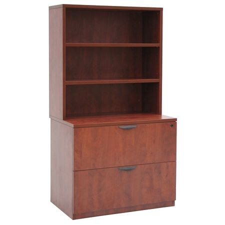 REGENCY LPLFH3665CH HUTCH W/ LATERAL FILE LEGACY CHERRY