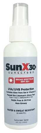 ACME UNITED 18-304G SUNSCREEN SPRAY BOTTLE 4 OZ.