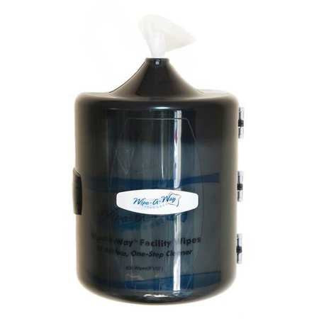 WIPE-A-WAY WA-FAC-DISP WETWIPEDISPENSER,MANUAL,BLACK