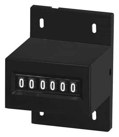 DAYTON 1A789 COUNTER 6 DIGIT BASE MOUNT 24VAC