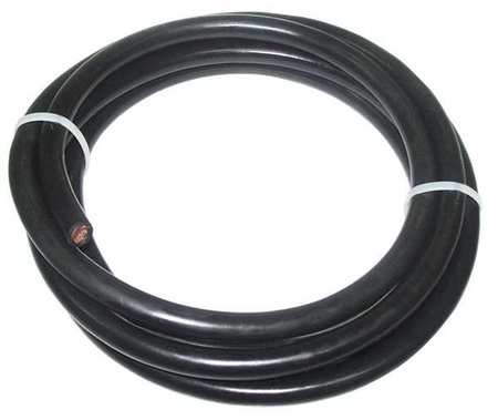 WESTWARD 19YD99 WELDING CABLE 2 AWG 10 FT. BLACK RUBBER