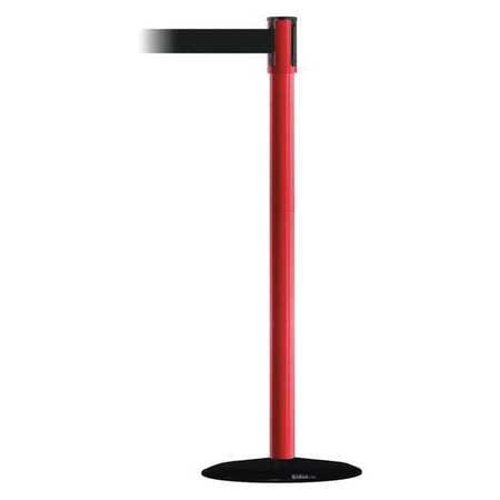 TENSABARRIER 890B-33-21-21-MAX-NO-B9X-C SLIMLINE POST BLACK RED POST FINISH