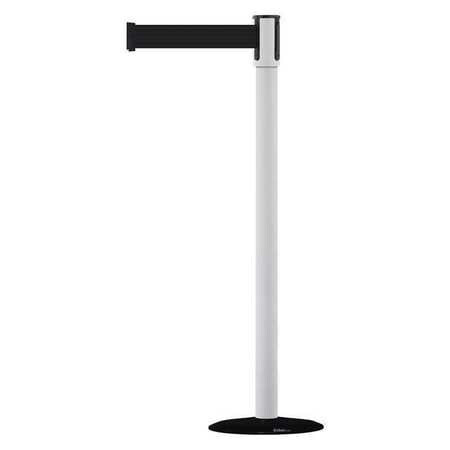 TENSABARRIER 890B-33-32-32-MAX-NO-B9X-C SLIMLINE POST BLACK WHITE POST FINISH
