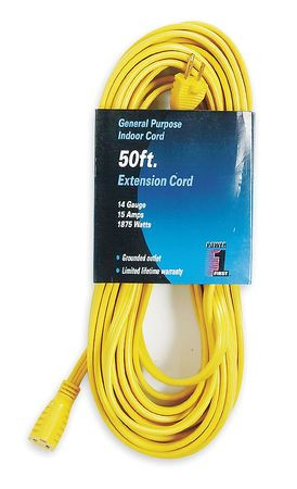 POWER FIRST 1FD61 EXTENSION CORD 50 FT. FLAT 14/3 GA.