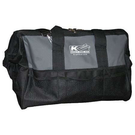 KRAFT TOOL CO. WL102 TOOL BAG 12 POCKET 20 X13-1/2 X8-1/2