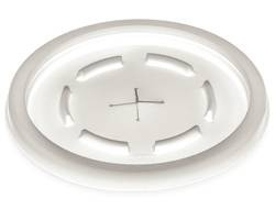 CARLISLE FOOD SERVICE PRODUCTS DX2225ST9000 LID TUMBLER 3" PS CLR