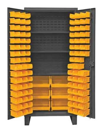 DURHAM MFG CO HDC36-102-3S95 HEAVY DUTY STORAGE CABINETS WITH HOOK-ON