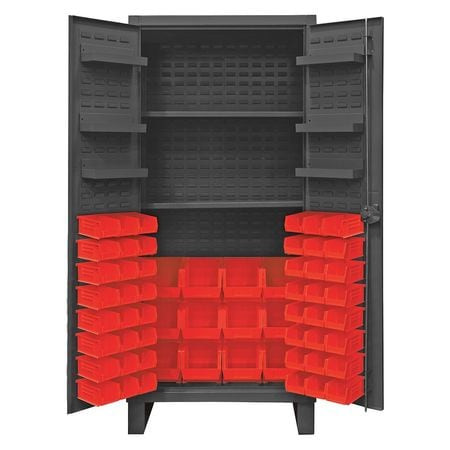 DURHAM MFG CO HDC36-60-2S6D1795 HEAVY DUTY STORAGE CABINETS WITH HOOK-ON
