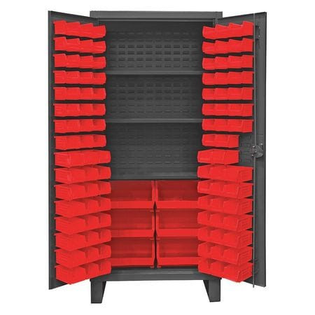 DURHAM MFG CO HDC36-102-3S1795 HEAVY DUTY STORAGE CABINETS WITH HOOK-ON