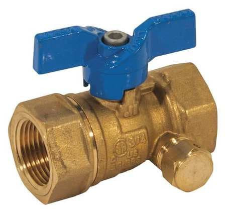 JOMAR VALVE 102-304 GAS BALL VALVE W/SIDE TAP 3/4IN