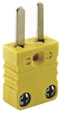 DAYTON TEMP/CMPE-KA THERMOCOUPLE PLUG K YELLOW MINIATURE