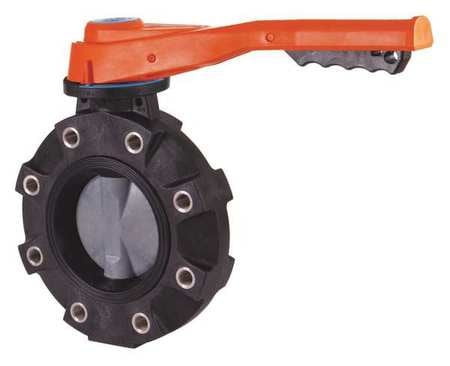 HAYWARD BYV44030A0NLI00 BUTTERFLY VALVE GFPP NTRLE 3IN LEVER LUG