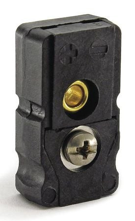 DAYTON MJ500-J THERMOCOUPLE JACK J BLACK FLAT PINS