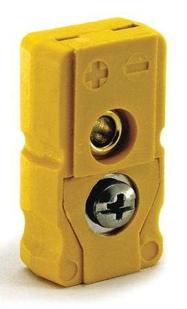 DAYTON MJ500-K THERMOCOUPLE JACK K YELLOW FLAT PIN
