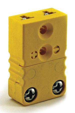 DAYTON TEMP/CMJ-KA THERMOCOUPLE JACK K YELLOW 2 PINS