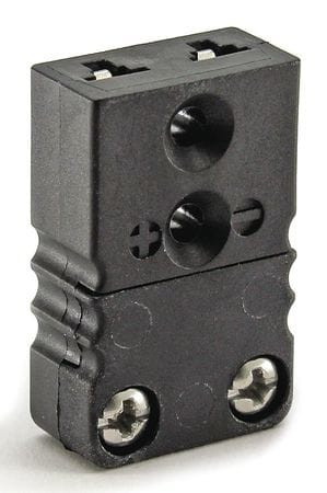 DAYTON TEMP/CMJ-JI THERMOCOUPLE JACK J BLACK 2 PINS