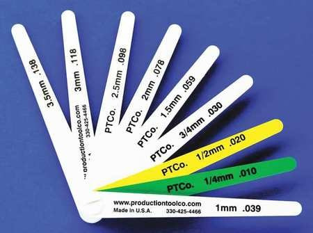ASSEMBLY TOOL LC - 912 FEELER GAUGE 0.59 IN THICK 4 IN L BLADE