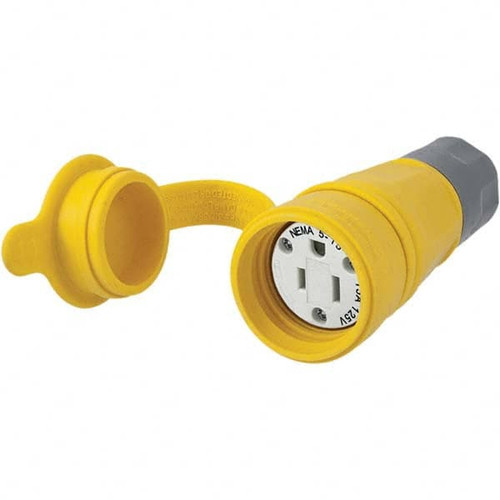 HUBBELL HBL15W47A STRAIGHT BLADE PLUGS & CONNECTORS; CONNE