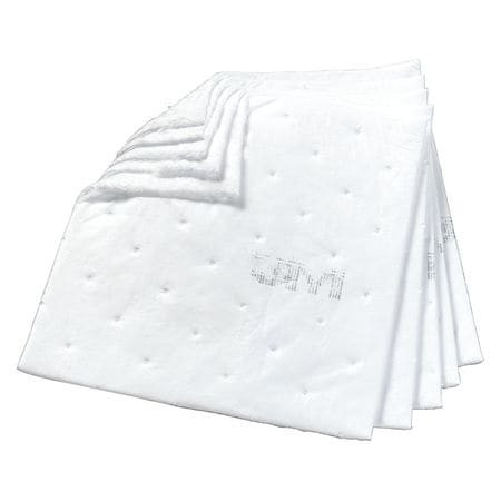 3M HP-255 ABSORBENT PAD HEAVY WHITE 33 GAL. PK50
