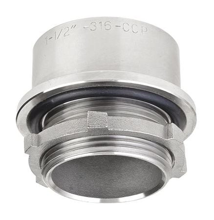 CALBRITE S63000LT00 HUB THREADED 3IN. 4-3/8IN.L 316 SS