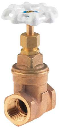 MILWAUKEE VALVE UP105 1 1/4 GATE VALVE 1-1/4 IN. BRONZE